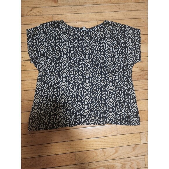 Avon Style Vintage Abstract Print Oversized Blouse Top (M/L) - Picture 2 of 12